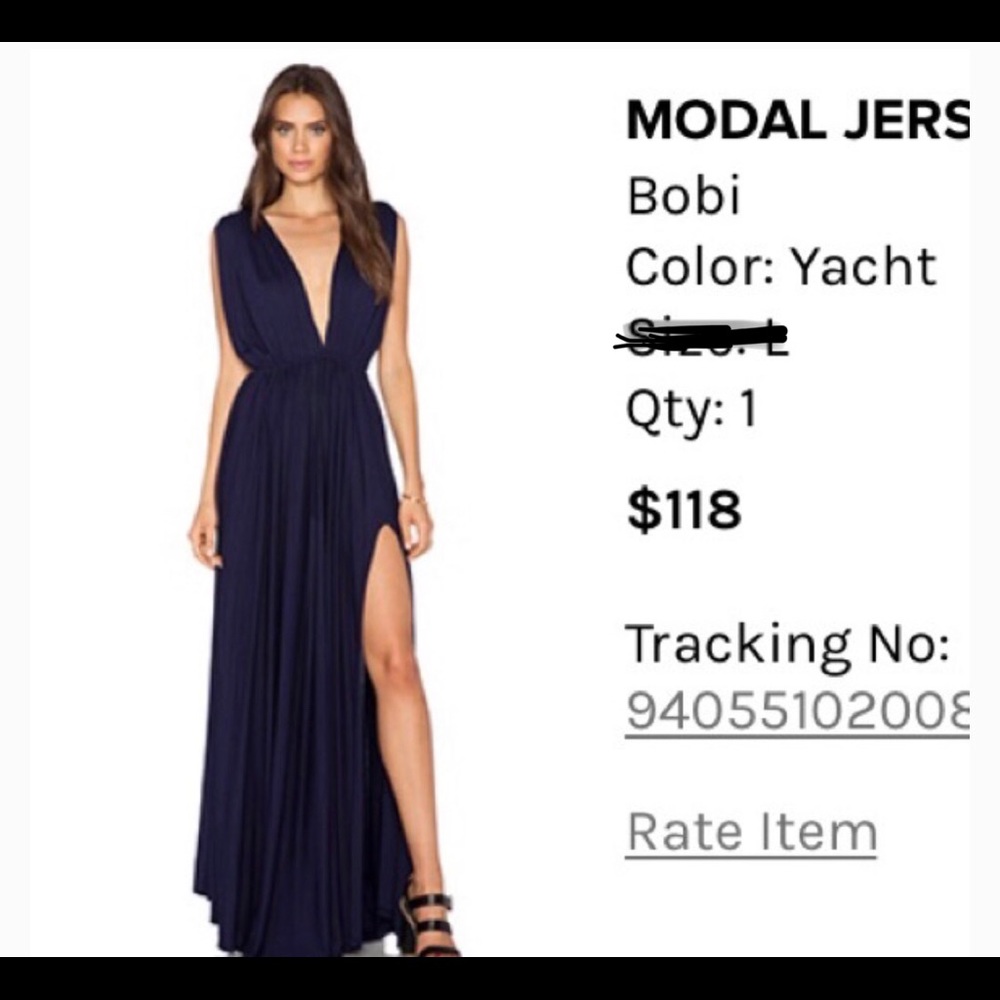 Navy dress